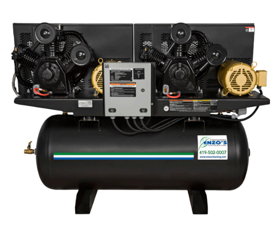 120 Gallon Two Stage Duplex Air Compressor